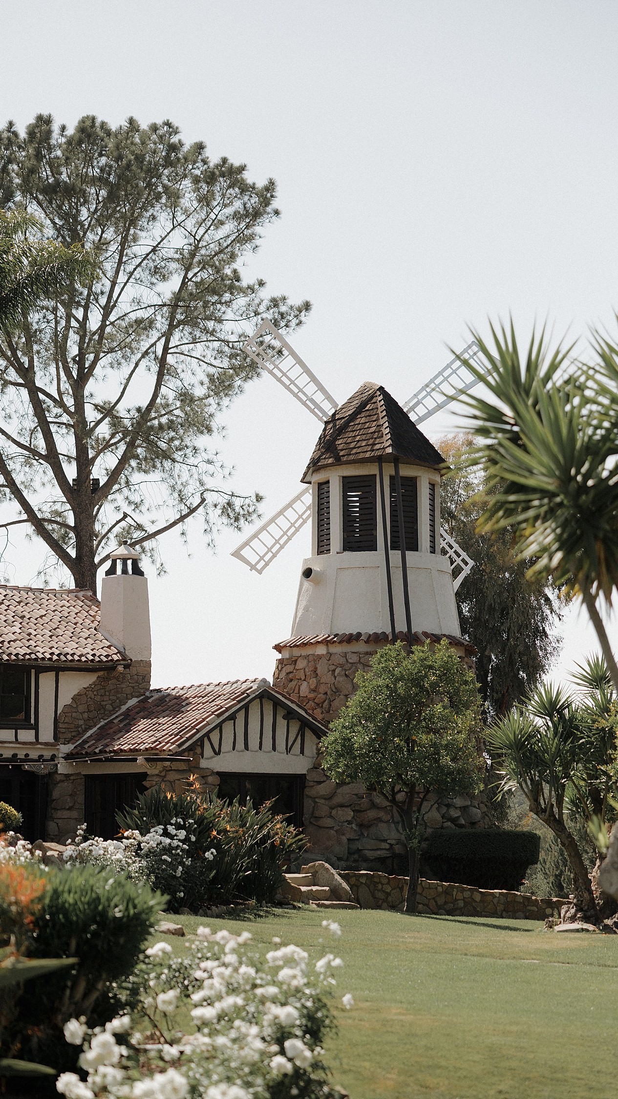 Mt. Woodson Castle, the windmill and the garden